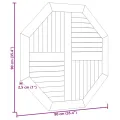 Dessus de table 90x90x2,5 cm octogonal bois de teck massif