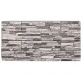 Panneaux muraux 3D 10 pcs gris clair 100x50 cm EPS