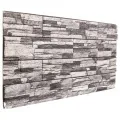 Panneaux muraux 3D 10 pcs gris clair 100x50 cm EPS