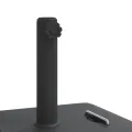 Base de parasol avec poignées pour mâts Ø38 / 48 mm 27 kg carré