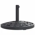 Base de parasol pour mâts Ø38 / 48 mm 9 kg demi-rond
