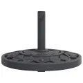 Base de parasol pour mâts Ø38 / 48 mm 9 kg demi-rond