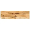 Dessus de table 100x40x2,5cm bord vif bois massif manguier brut