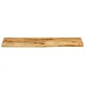 Dessus de table 100x40x2,5cm bord vif bois massif manguier brut