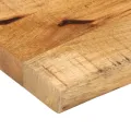 Dessus de table 100x40x2,5cm bord vif bois massif manguier brut