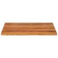Dessus de table 80x80x3,8 cm carré bois massif d'acacia