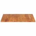 Dessus de table 80x80x3,8 cm carré bois massif d'acacia