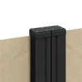 Auvent latéral rétractable beige 200x1200 cm