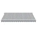 Auvent rétractable automatique anthracite et blanc 400x300 cm