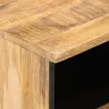 Meuble TV 70x34x46 cm bois massif de manguier brut
