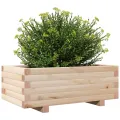 Jardinière 70x40x26,5 cm bois de pin massif