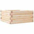 Jardinière 50x50x23 cm bois de pin massif