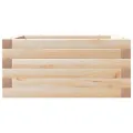 Jardinière 50x50x23 cm bois de pin massif