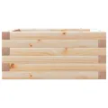 Jardinière 50x50x23 cm bois de pin massif
