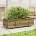 Jardinière 90x40x26,5 cm bois de pin imprégné