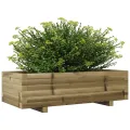 Jardinière 90x40x26,5 cm bois de pin imprégné