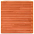 Jardinière cire marron 70x70x72 cm bois de pin massif