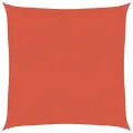 Voile d'ombrage 160 g/m² carré terre cuite 4,5x4,5 m PEHD