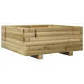 Jardinière 60x60x26,5 cm bois de pin imprégné