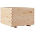 Jardinière 70x70x49,5 cm bois de pin massif