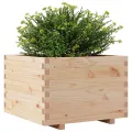 Jardinière 70x70x49,5 cm bois de pin massif