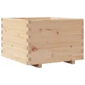 Jardinière 70x70x49,5 cm bois de pin massif