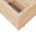 Jardinière 70x70x49,5 cm bois de pin massif