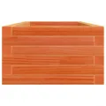 Jardinière cire marron 110x40x23 cm bois de pin massif