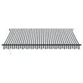 Auvent rétractable automatique anthracite et blanc 400x300 cm