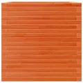 Jardinière cire marron 70x70x68,5 cm bois de pin massif