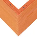 Jardinière cire marron 70x70x68,5 cm bois de pin massif
