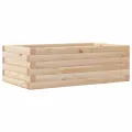 Jardinière 70x40x23 cm bois de pin massif