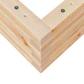 Jardinière 70x40x23 cm bois de pin massif