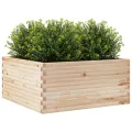 Jardinière 100x100x46 cm bois de pin massif