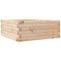 Jardinière 60x60x23 cm bois de pin massif