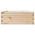 Jardinière 60x60x23 cm bois de pin massif