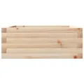 Jardinière 60x60x23 cm bois de pin massif