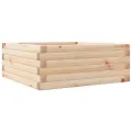 Jardinière 60x60x23 cm bois de pin massif