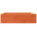 Jardinière cire marron 90x90x23 cm bois de pin massif