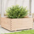 Jardinière 110x110x49,5 cm bois de pin massif