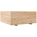 Jardinière 110x110x49,5 cm bois de pin massif