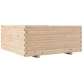 Jardinière 110x110x49,5 cm bois de pin massif