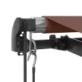 Auvent rétractable automatique marron 600x350 cm
