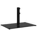 Base de parasol pour mâts Ø32/38/48 mm 15 kg rectangulaire