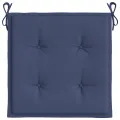 Coussins de palette lot de 4 bleu marine 40x40x3cm tissu oxford