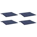 Coussins de palette lot de 4 bleu marine 50x50x3cm tissu oxford