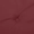 Coussin de banc de jardin rouge bordeaux mélangé tissu