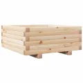 Jardinière 60x60x26,5 cm bois de pin massif