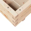 Jardinière 60x60x26,5 cm bois de pin massif