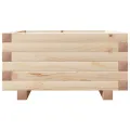 Jardinière 50x50x26,5 cm bois de pin massif